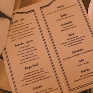 Elaboração de Cardápio